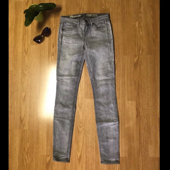 Madewell Denim - Madewell skinny skinny grey jeans size 25